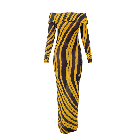 SANA MAXI IN DARK BUTTERSCOTCH